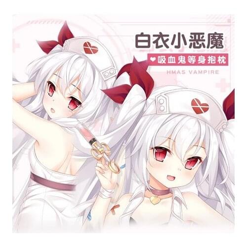 Anime Azur Lane HMAS Vampire D68 Dakimakura Hugging Body Pillow Case Pillow Cushion Cover Male Otaku Bedding