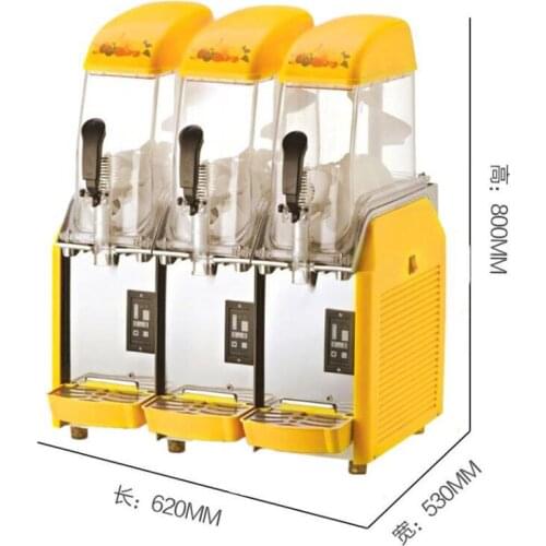 Automatic double smoothie cold drink machine Durable snow melting machine Automatic mixing milkshake juice milk tea machine