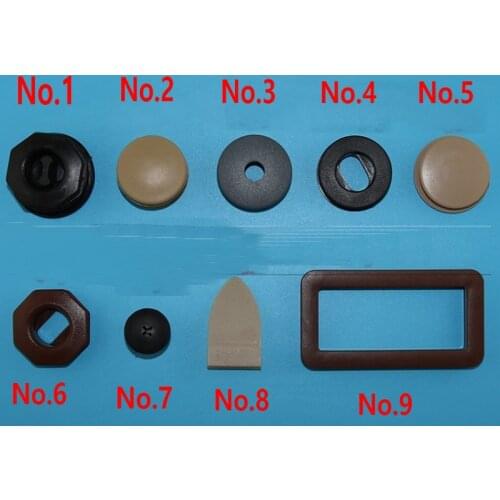 Automobile foot mat carpet four circle big surround fixed base plastic knob clip clip clip accessories