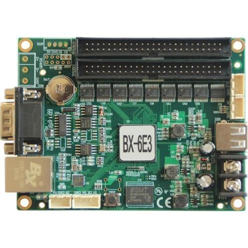 BX-6E3 control card 100M network+RS232+USB on board Single color 4096K like BX-6E1X BX-6E2X for led cluster system display
