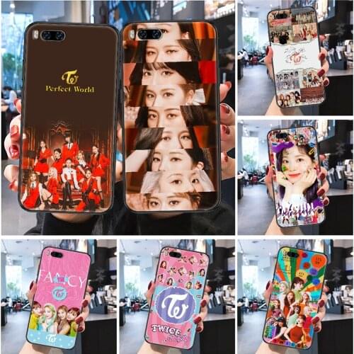 TWICE Perfect World Phone case For Xiaomi Mi Max Note 3 A2 A3 8 9 9T 10 Lite Pro Ultra Frosted black trend cover 3D back luxury