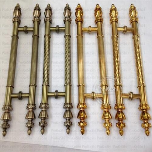 Wooden door/Glass door/Steel door handle gold color Stainless Steel House Accessories Door Handles wholesale European Knobs