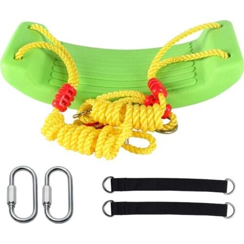 Child Outdoor Garden Tree Swing Rope Seat Molded For Kids PVC Swings Belt Seat Toys Hanging Kindergarten Playground Gifts
