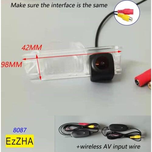EzZHA For Hyundai New Tucson IX35 2005-2013 2014 HD Wireless Car CCD Rear Camera Fisheye Night Vision frame waterproof