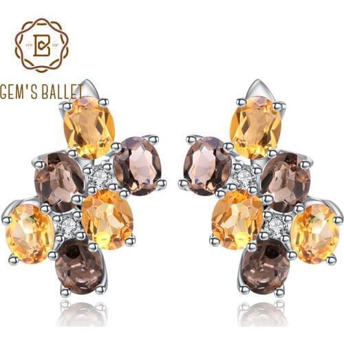 Women's Silver Earrings GEM'S BALLET China