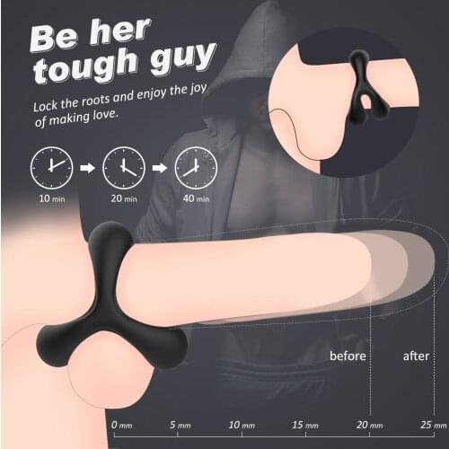 Penis Cock Ring on for Men Dick Delay Ejaculation Erection Sex Shop Toys for Couples Sex Toys Penis ring Man Dick Enlarger Rings