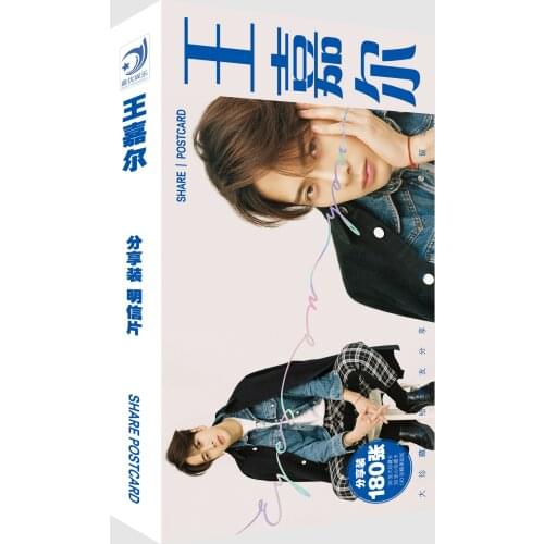 Kpop Got7 Jackson Wang Fanart Postcard Post Cards Sticker Artbook Gift Cosplay Props Book Set Collection