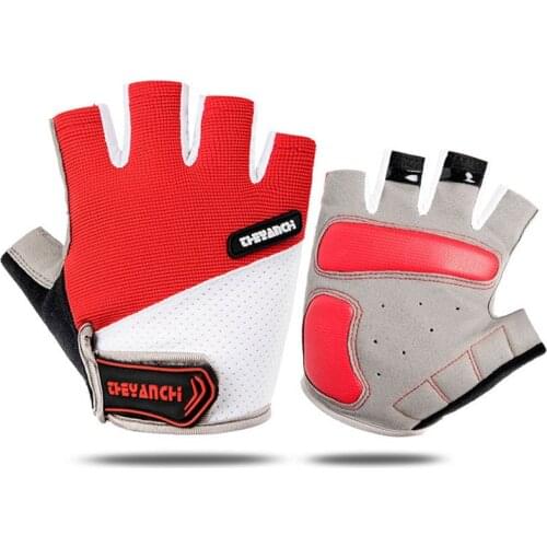 Outdoor Half Finger Cycling Gloves Men Women Bicycle Gym Fitness Sports Non-slip Gloves