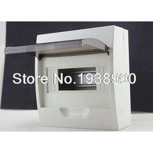 8 Way Enclosure Plastic Residence Surface Mounted Distribution Box Switchboard