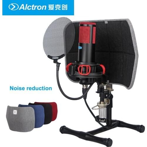 Alctron PF52 portable desktop acoustic screen for recording studio microphone wind screen pop filter Noise reduction screen