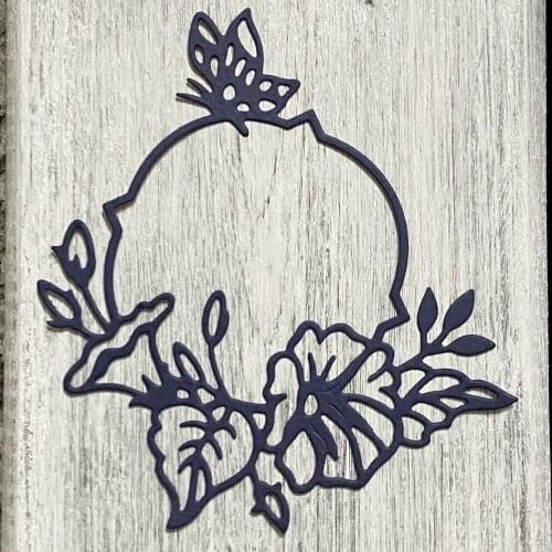 ArtScrap Frame with butterfly Metal Cutting Dies Stencils For DIY Scrapbooking Card Decorative Craft Embossing Die Cuts