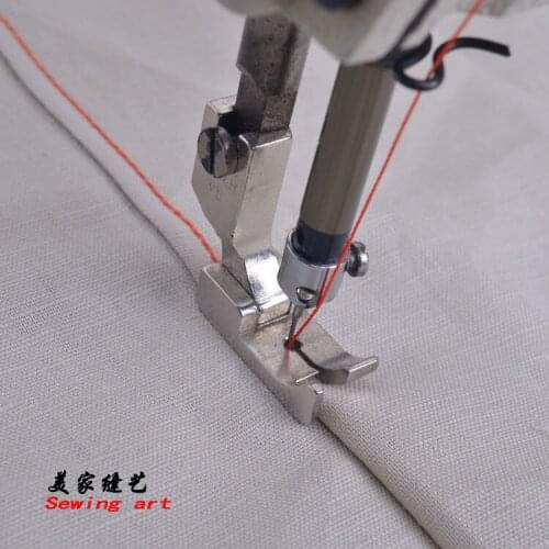 Sewing machine stop special 5mm open thread presser foot left side industrial sewing machine accessories