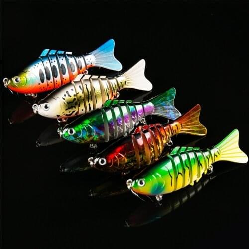 Sougayilang 1PCS 16g Sinking Wobbler 7 Segments Fishing Lure Multi Jointed Swimbait Hard Bait Fishing Tackle Bass Isca Crankbait