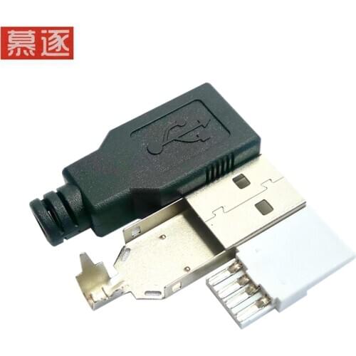 Soldered 2.0 USB connector USB plug USB male female DIY plug USB a male