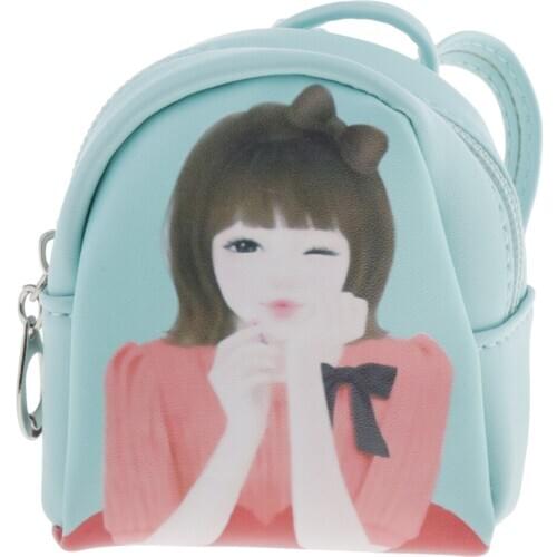 Mini PU Leather Shoulder Bags Travel Sports Schoolbag for 1/3 Scale Dolls Girls &Boys