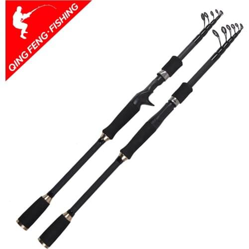NEW 1.8m-3.0m Multifunction Spinning Rod carbon fishing fish pole telescopic Travel fishing rod ultrashort Fishing Tackle