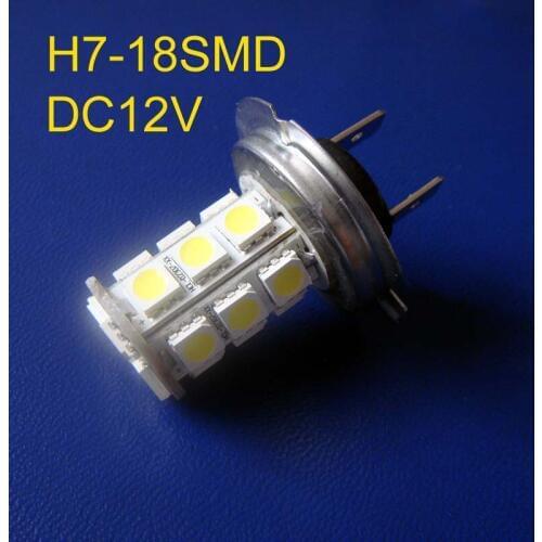 High quality 5050 12v car H7 led fog lamps,12v H7 car fog lights H7 led fog bulbs free shipping 2pcs/lot