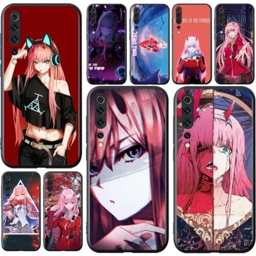 Zero Two Darling In The FranXX For Xiaomi Mi 11i 11 10T 10 9T 9 A3 8 Lite CC9 SE Note10 Lite Ultra Pro Soft Phone Case