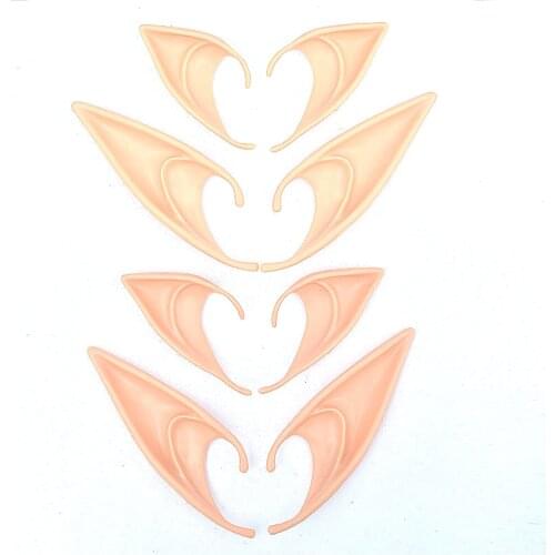 1pair Sell Style Mysterious Angel Elf Ears Latex Fake Ear Props Halloween Party Fairy Cosplay Costume Decoration