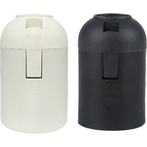 1PCS 2 Colors Small Screw E27 Alastic Socket Light Bulb Lamp Light Holder Lamp Accessories