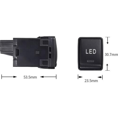 1PC BSM DRL LED Parking radar Battery power supply Steering Sheel Heating Rearview Switch Button for Nissan New Sylphy 18-19