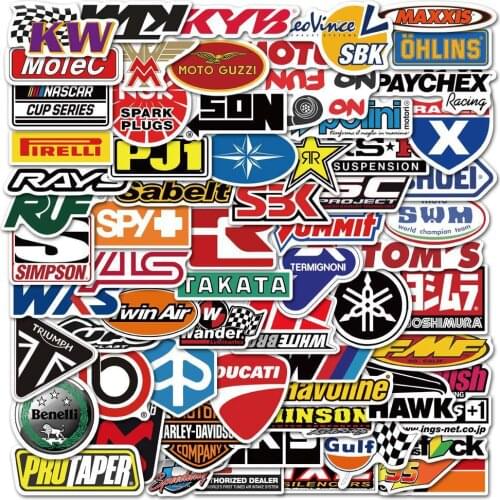 10/50/100PCS JDM Racing Car Modification Graffiti Stickers For Motorcycle Helmet Drifting Car Waterproof Decals Sticker Kid Toy