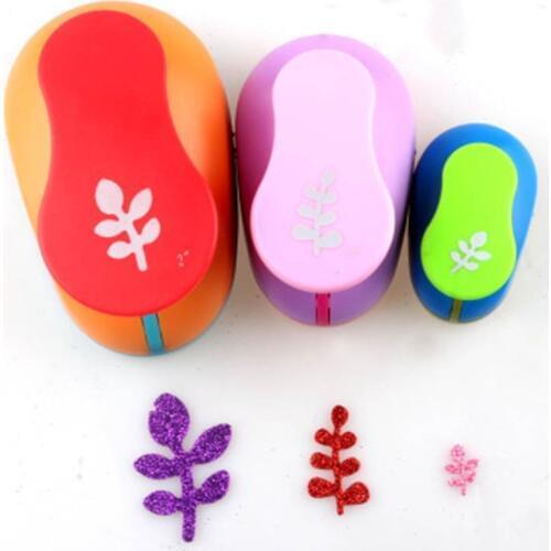 Free Shipping Leaves shaped craft punch leaf paper cutter eva foam scrapbooking greeting card decoration foliage hole puncher