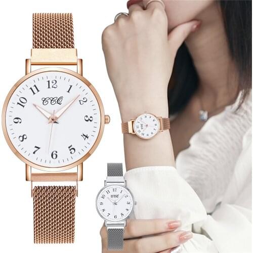 2021 Fashion Luxury Women Watch New Top Brand Quartz Watches Casual Rose Gold Female Magnet Student Clocks Relogios Femininos
