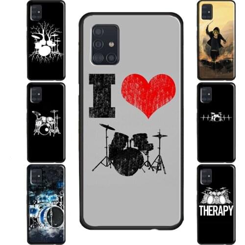 Drum Drummer Case For Samsung Galaxy S21 Ultra Note 20 S8 S9 S10 Plus S20 FE S10e Note 9 Note 10 Plus