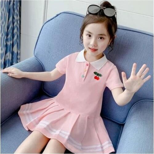 Childrens Clothing 2021 Summer New Fashion Clothes Baby Girl Kids Cute Printing Princess Dresses