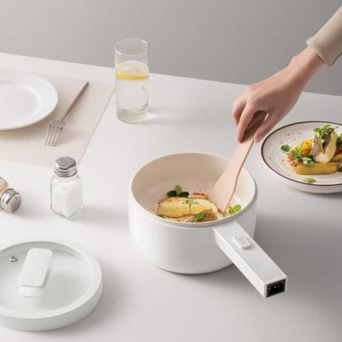 110V 220V 350W-700W Electric Caldron Multifunction Non-stick Cooker Pan Ceramic Hot Pot Cooker Multi Cookers Ollas De Cocina