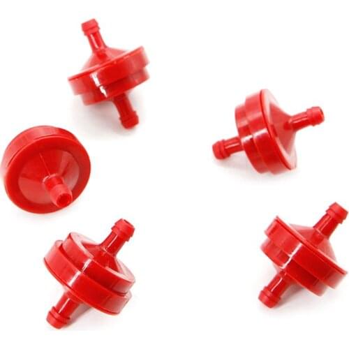 13MA 10pcs Lawn Mower 1/4" Inline Gas Fuel Filter for Briggs Stratton 298090 298090S