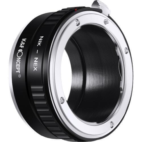 K&F CONCEPT AI-NEX Camera Lens Mount Adapter Ring For Nikon AI Lens to for Sony NEX E-Mount Camera Body