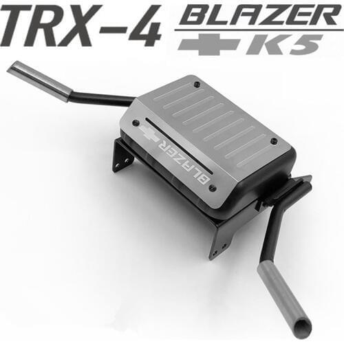 1/10 Rc Toy Cars Frame Simulation Exhaust Pipe W/ Fuel Tank Model For Traxxas Trx4 Match BLAZER K5 Body Shell