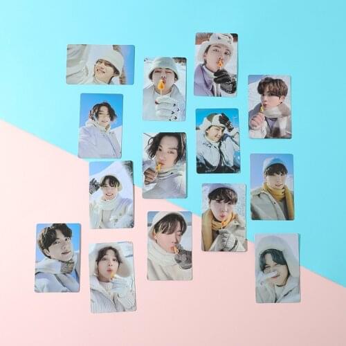 NEW Korea KPOP Bangtan Boys BE CARDS FLO Winter Flower Same 2020 Members LOMO Cards Premium Photos