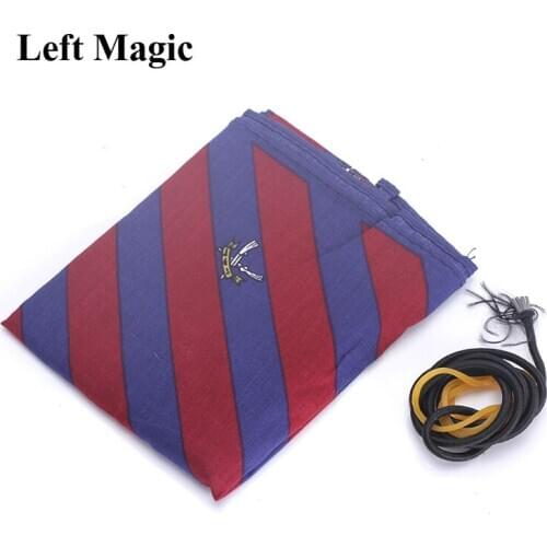 Amazing Handkerchief Magic Tricks Tie To Handkerchief Appearing 3 Coins Stage Illusion Gimmicks Props Mentalism Comedy