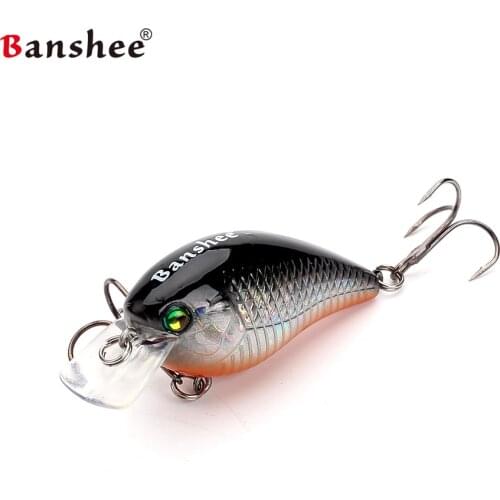 Banshee 1PCS VC03 Fishing Lure Medium Diving Crankbait Wobbler Floating isca artificial Hard Bait Crankbait peche leurre pesca