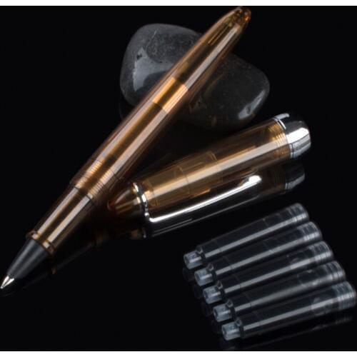 11 Colors Fountain pen Fashion jinhao Medium 0.38mm Nib pen replace ink Calligraphy Pen Business student stationery