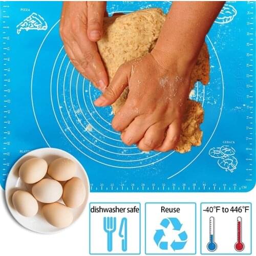 Multi-Size Silicone Baking Mat Reusable Rolling Dough Macaroo Pizza Dough Non-Stick Baking Holder Pastry Baking Pastry Tools
