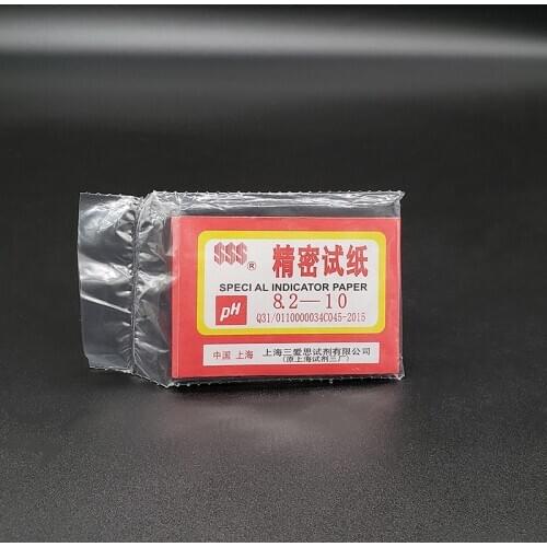 80 strips special indicator paper pH 8.2-10,PH test paper