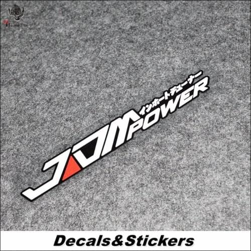 NO.L176 JDM Power 3M Reflective Modified Stickers Car Glass Waterproof MOTO GP Decals Racing Motorcycle Motocross