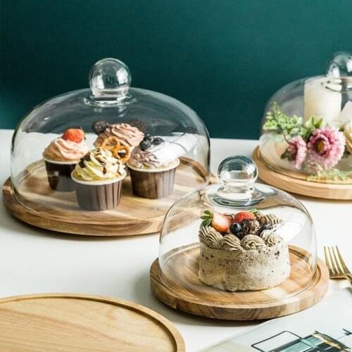 Cake Plate Wooden Plate Dish Party Filming Props Dessert Dish Wedding Party Tray Decoration Display