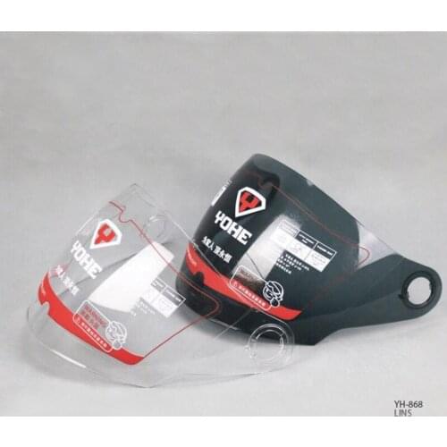 YOHE YH-868 general original Motorcycle lens Half face Motorbike visor clear/clear antifog