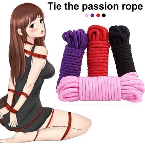 Sex Slave Bondage Rope Thick Cotton Restraint Erotic Role play Toys Soft Cotton Rope For Couples Adult Games Product