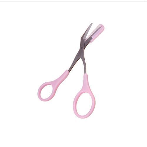 Eyebrow Trimmer Scissors Comb Eyelash Hair Scissors Clips Shaping Eyebrow Razor Grooming wenkbrauw trimmer