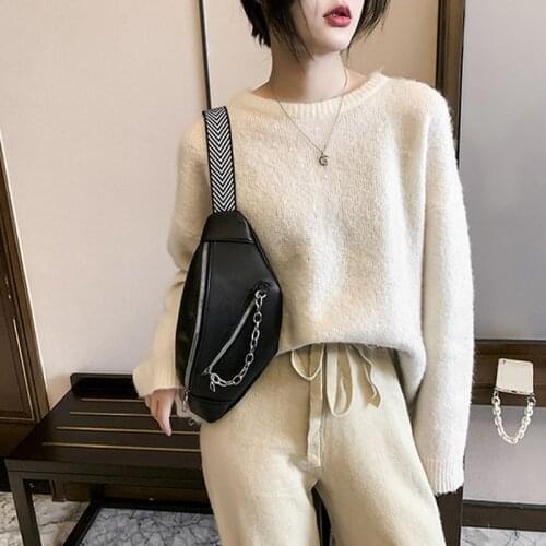 Women Fanny pack Waist Belt Bag Fashion Leather Crossbody Chest pack Ladies Chain Phone Pack And Purse New Waist Bags Hip Bag