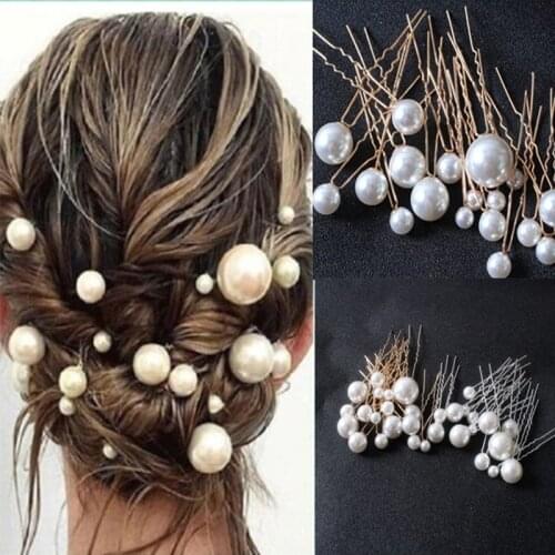 Different Styles Flower Crystal Hair Clips for Women Wedding Bridal Pearl Rhinestone Hair Pins Bridesmaid Clips Hair Accessories