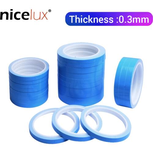 5m 10m/Roll Thermal Conductive Adhesive Tape 8mm 10mm 12mm 20mm Width Transfer Double Side Tape for Chip PCB LED Strip Heatsink
