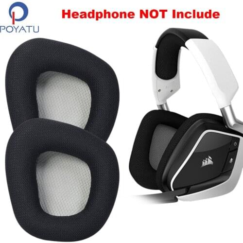 POYATU Ear Pads Headphone Earpads For USCORSAIR VOID PRO RGB SE Ear Pads Headphone Earpads Replacement Cushions Cover Earmuff