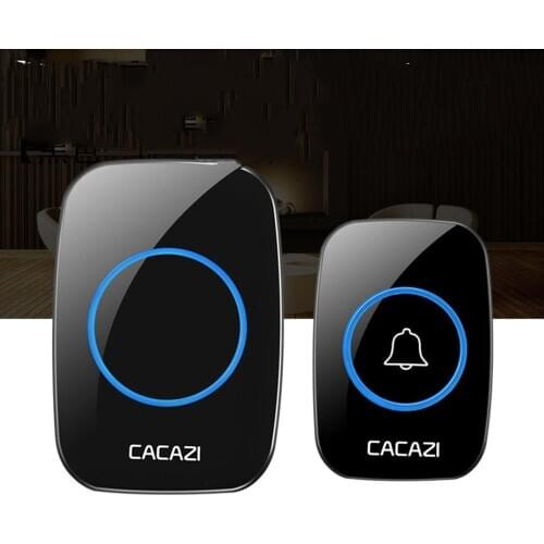 Self-Powed Wireless Smart Doorbell Waterproof 300M Range Door Bell No Charging US EU UK AU Plug For Home Office